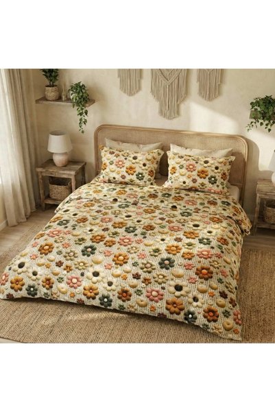 Ralex Lenjerie pat Ranforce Cotton Pro Bumbac 100%, King Size cu husă, 6 pies...