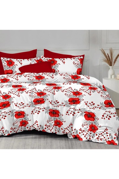Ralex Finet Cotton bed linen 6 pieces PROMO, Bed Sheet sheet 230x250 cm, Duve...