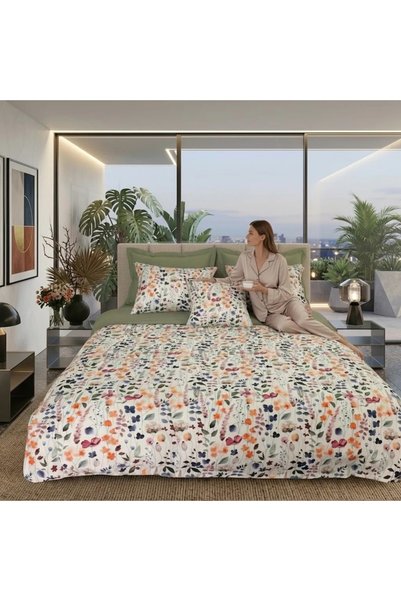 Ralex Cotton Pro 100% cotton King Size Duvet Cover Set , double-sided – digit...