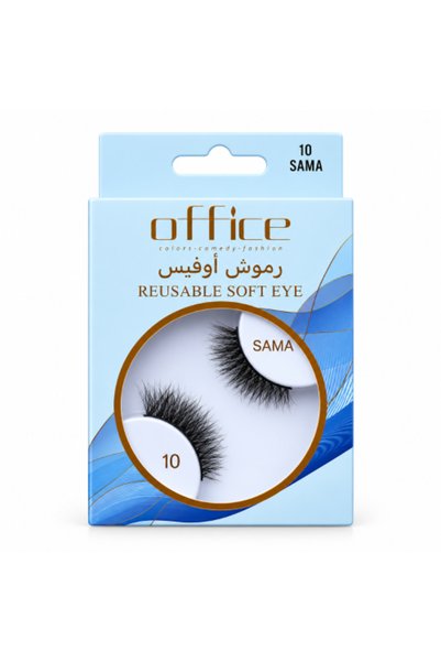 Office1 رموش صناعية قابلة لإعادة الاستخدام للمكتب - 10 ساما