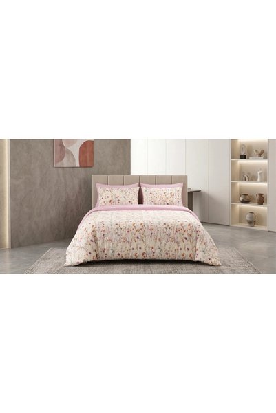 Ralex Cotton Pro 100% βαμβακερό σετ παπλωματοθήκης King Size, διπλής όψης – ψ...