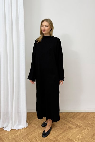 Melike Tatar Ribbed Knitwear Dress 94-4101