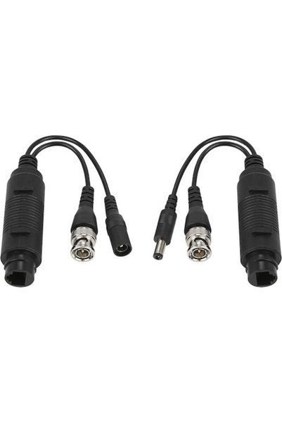 Blow Dm 77 929 104237 Μετατροπέας BNC / DC αρσενικό σε RJ-45 θηλυκό 2 τεμάχια
