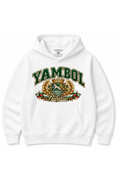 Rabona Fashion Yambol Bulgaria Φούτερ με κουκούλα και τσέπες καγκουρό
