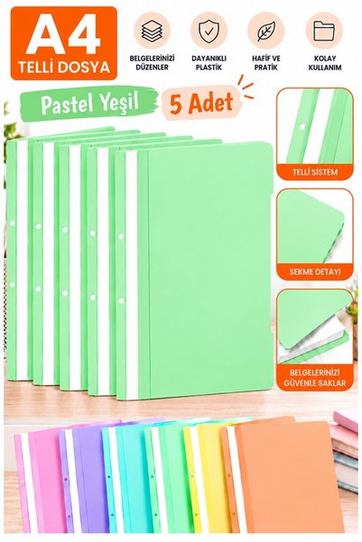 Artlantis Registrator sa prstenovima pastelno zelene boje A4 5 komada ekonomi...