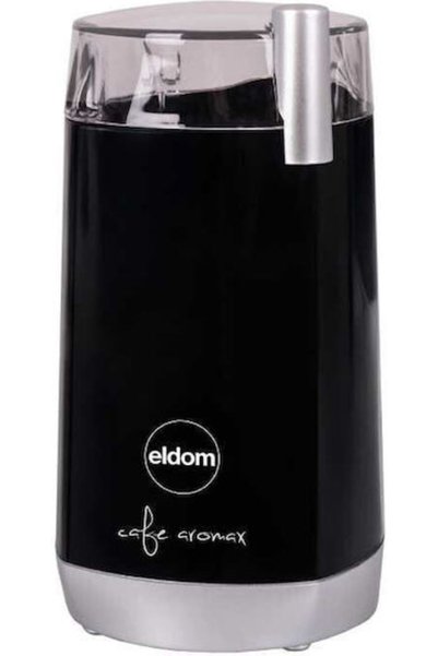 eldom MK50 Ηλεκτρικός Μύλος Καφέ 200W με χωρητικότητα 40 γραμμαρίων Μαύρο Κωδ...