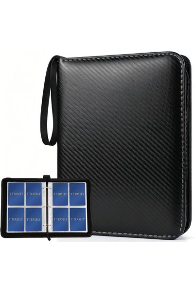 T Tersely 400 Pockets Waterproof Card Binder Collection Album PU