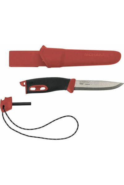 Morakniv Συντροφικό Μαχαίρι Σπαρκ (S) Κόκκινο με Θήκη