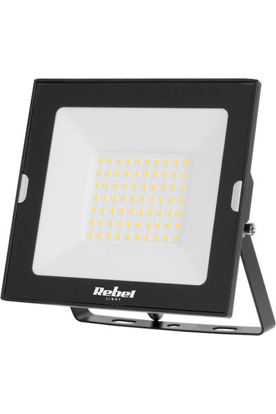 Rebel Αδιάβροχος Προβολέας LED 50W Ψυχρό Λευκό 6500K IP65