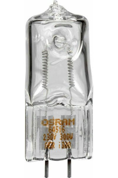Osram Λάμπα αλογόνου για ντουί GY6.35 με ισχύ 300W 240V Κωδικός: 64516