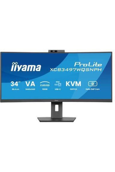 IIYAMA ProLite XCB3497WQSNPH-B1 Υπερευρεία Κυρτή Οθόνη VA 34 " QHD 3440x1440