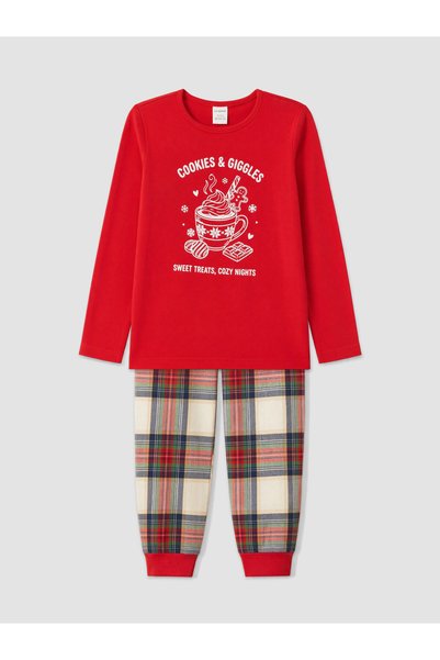 LC Waikiki Zero Roba Collar Girl's Pajama Set for Style Enthusiasts from Uzg ...