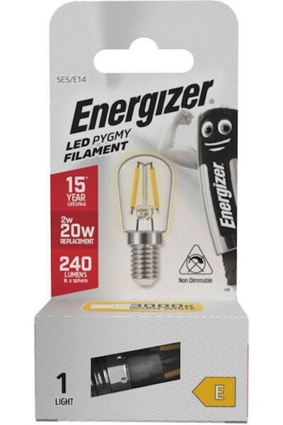 Energizer Λάμπες LED 2W για ντουί E14 Θερμό Λευκό 240lm 5 τεμάχια Κωδικός: 04...