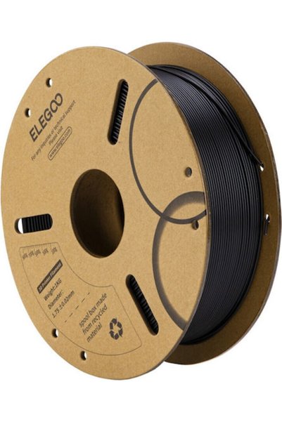 ELEGOO Νήμα εκτυπωτή 3D PLA 1.75mm Μαύρο 1kg Κωδικός: 50.203.0038