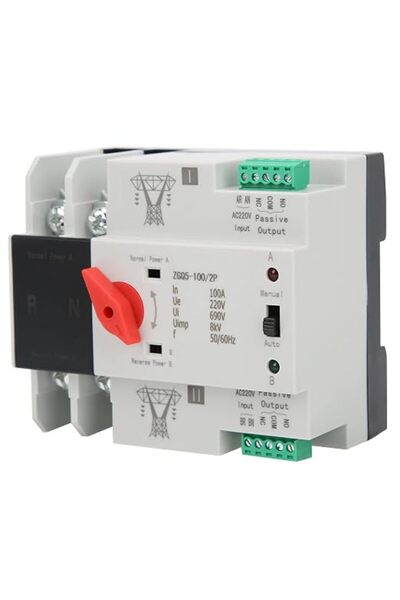Fafeicy Home Transfer Switch, Conversion Switch Plastic Switches Uninterrupte...