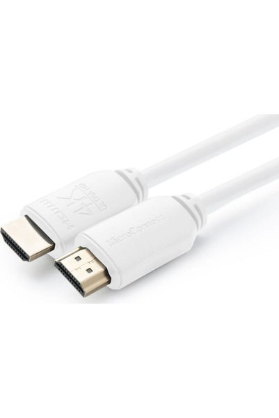 MicroConnect Καλώδιο HDMI αρσενικό σε αρσενικό 2μ Λευκό