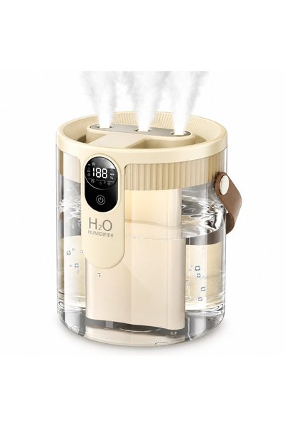 Leski Υγραντήρας, 1.5L, 3 Ακροφύσια, USB, Ασύρματος/Με σύνδεση στην πρίζα, Νυ...