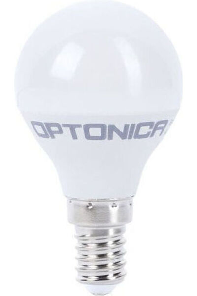 OPTONICA Λάμπα LED 5.5W 78mm για ντουί E14 και σχήμα G45 Ψυχρό Λευκό 450lm Κω...