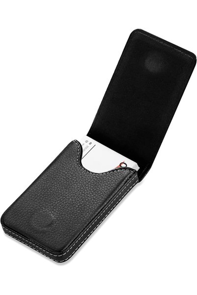 Generic Leather Business Card Holder for Men or Women, Large Pocket Business ...