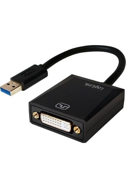 LogiLink Μετατροπέας USB-A αρσενικό σε DVI-I θηλυκό 1 τεμάχιο UA0232