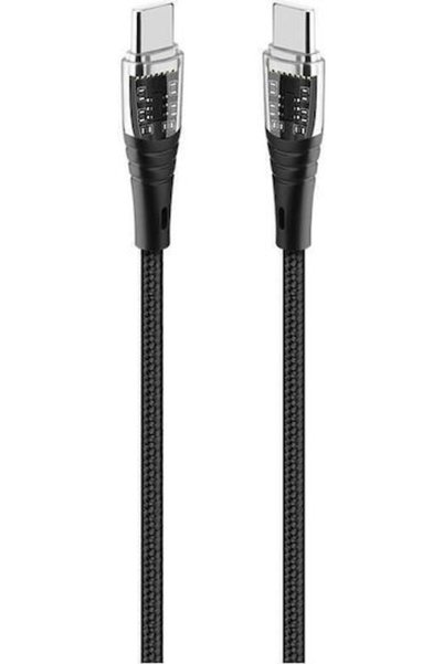 Ttec Καλώδιο USB 2.0 USB-C Αρσενικό σε USB-C 60W Μαύρο 1.2μ