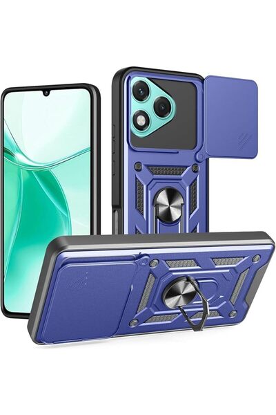 URBBKING Protective Case with Slide Camera Cover and 360°Rotate Ring Kickstan...