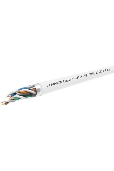 Lanview Καλώδιο Δικτύου Ethernet U/UTP Cat.6a 305μ Λευκό 1 τεμάχιο Κωδικός: L...