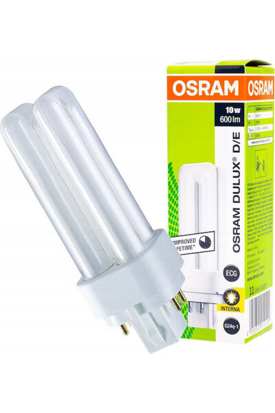 Osram Λάμπα Φθορισμού Dulux D E για Ντουί G24q-1 με Θερμό Λευκό Φως 10W Κωδικ...