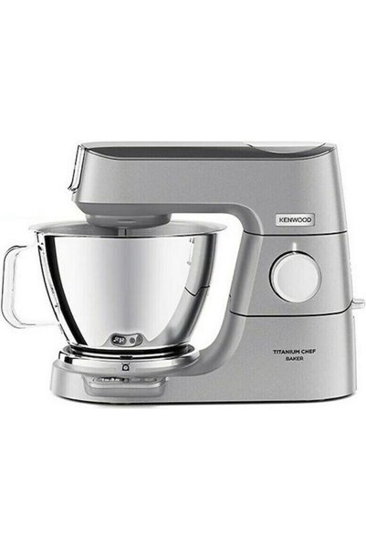 Kenwood Μίξερ Κουζίνας Titanium Chef Baker 1200W με Ανοξείδωτο Μπολ 5L Γκρι Κ...