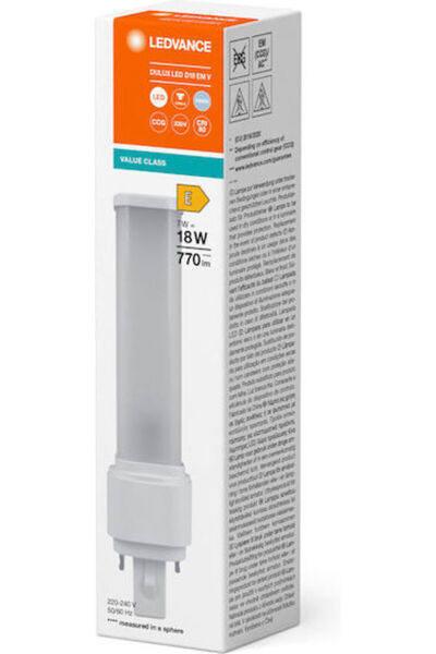 Ledvance Λάμπα LED 7W για ντουί G24d-2 Λευκό 770lm Κωδικός: TS-LED-823150
