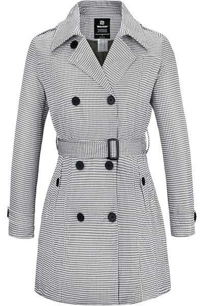Wantdo Women's Trench Coat Wantdo, Waterproof Coat, with Belt, Double-Breaste...
