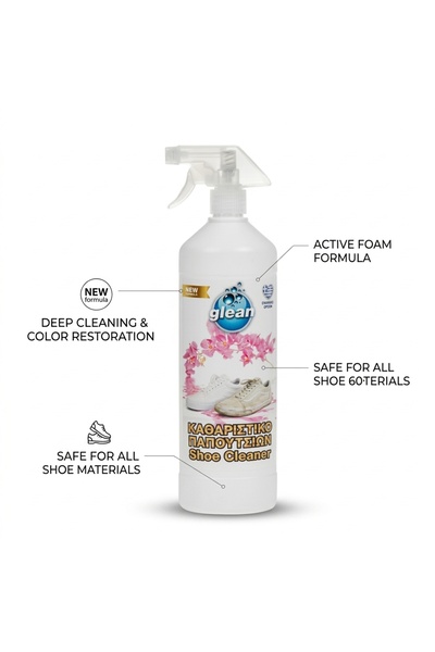 HYVESTO Spray de Curatat Pantofi si Incaltaminte cu Spuma Activa (600 ml), Cu...