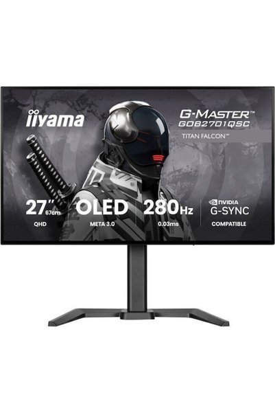 IIYAMA G-Master GOB2701QSC-B1 Titan Falcon OLED HDR Οθόνη Gaming 27 " QHD 256...