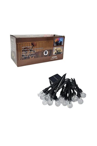 OEM Ηλιακά Φωτάκια LED με Λευκό/Ψυχρό Φως- Solar LED String Lights