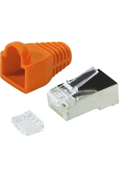 LogiLink Βύσμα RJ-45 αρσενικό 100 τεμάχια Πορτοκαλί (MP0022O)