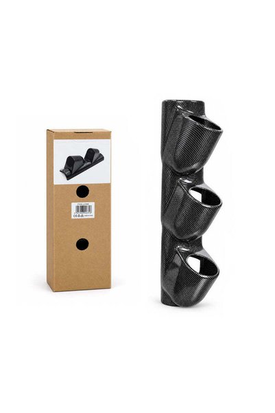 OEM Τριπλή Βάση Οργάνων Αυτοκινήτου Gauge Pod Carbon Look 49cm - Triple Car G...