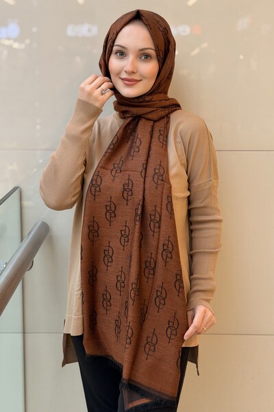 ipekevi Ie Monogram Wool Silk Shawl