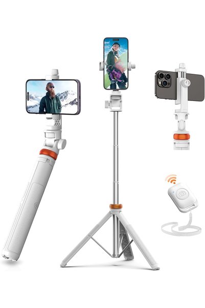 Leucosia's EUCOS 62" Phone Tripod, Tripod for iPhone & Selfie Stick with Remo...