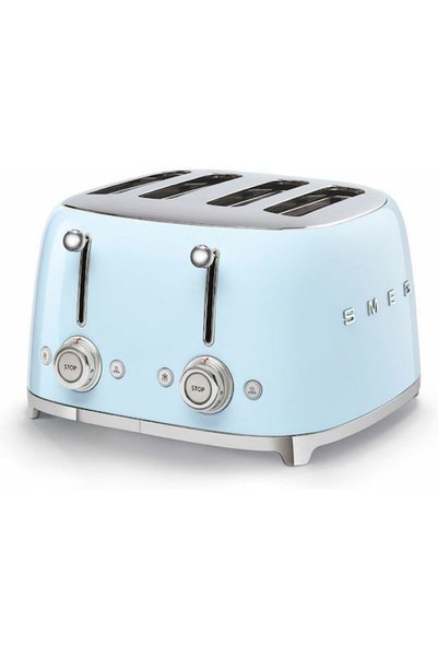 SMEG Τοστιέρα 4 Θέσεων 2000W Μπλε Κωδικός: TSF03PBEU