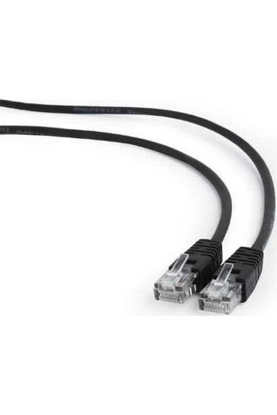 Cablexpert Καλώδιο Δικτύου U/UTP Cat.5e (Gigabit) Ethernet 2μ Μαύρο Κωδικός: ...