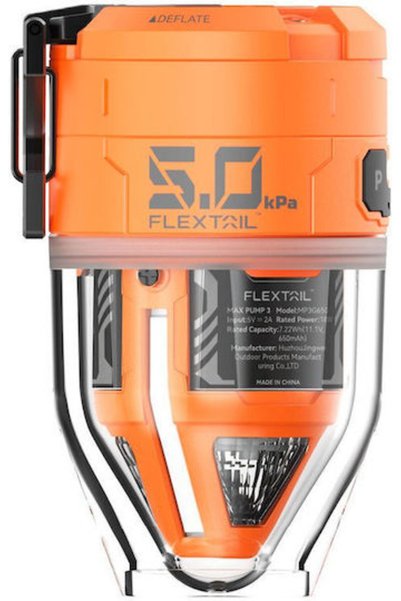 Flextail Αντλία για φουσκωτά πορτοκαλί