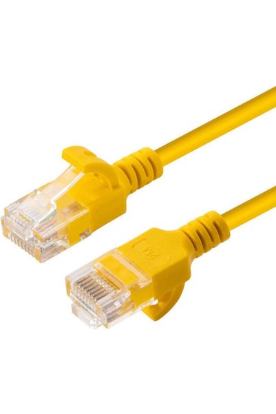 MicroConnect Καλώδιο Δικτύου Ethernet U/UTP Cat.6a 0,15μ Κίτρινο 1 τεμάχιο Κω...