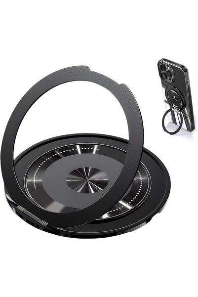 KASTWAVE 360 °   حامل هاتف مغناطيسي، قاعدة تثبيت قوية مغناطيسية للآيفون والأن...