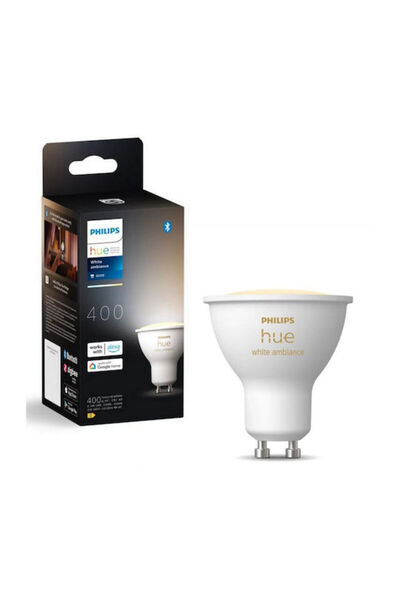 Philips Έξυπνη λάμπα LED 4.2W για ντουί GU10 Ρυθμιζόμενο Λευκό 400lm