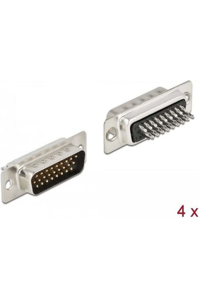 DELOCK Αρσενικό βύσμα 4 τεμάχια 66706