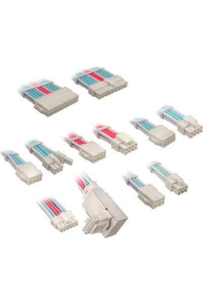 Kolink Psu Core Pro Κιτ Επέκτασης Πλεκτών Καλωδίων 12V-2x6 Τύπου 1 Λαμπερό Λε...