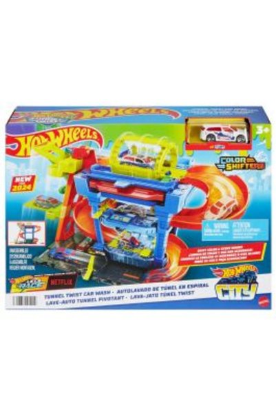 HOT WHEELS Автомивка с път и тунел, Hot Wheels, HTN80