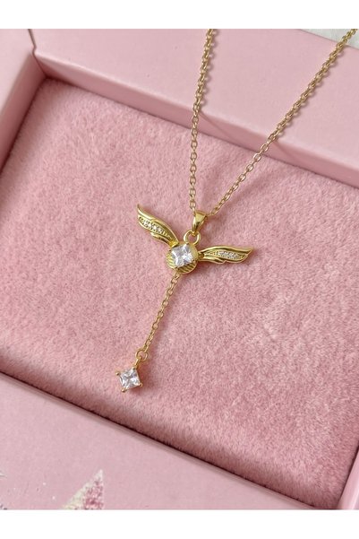 Heda Jewelry Harry Potter Golden Snitch Figürlü Çelik Kolye