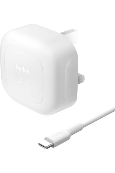 Generic شاحن حائط BoostCharge مدمج بقوة 20 واط، شحن سريع عبر USB-C، متوافق مع...