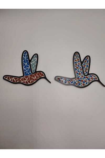 Generic Brand Mosaic Box with Bird Design